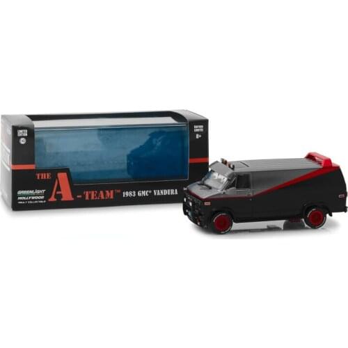 GreenLight 1:43 (1983-87 TV Series) - 1983 GMC Vandura Alloy model car Metal toys for childen kids diecast gift