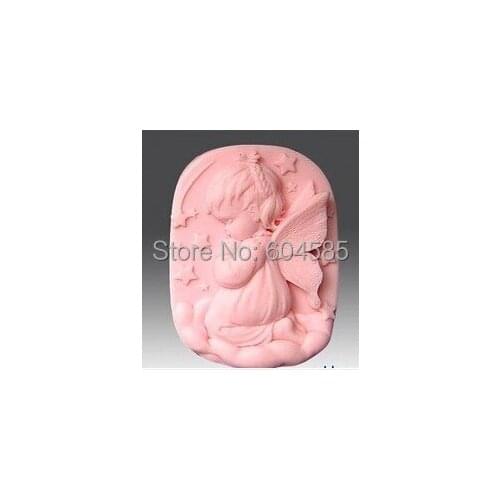 Praying Angel mould S262 Craft Art Silicone Soap mold Craft Molds DIY Handmade soap molds