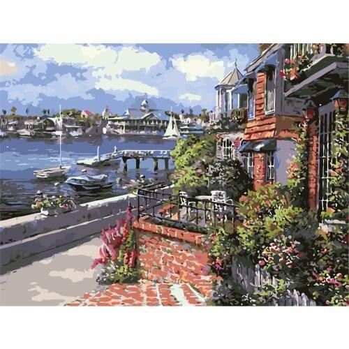 Palindrome True Painting By Numbers Fox Animal Oil Painting Wall Art Coloring By Numbers On Canvas Kits Handpainted Gifts