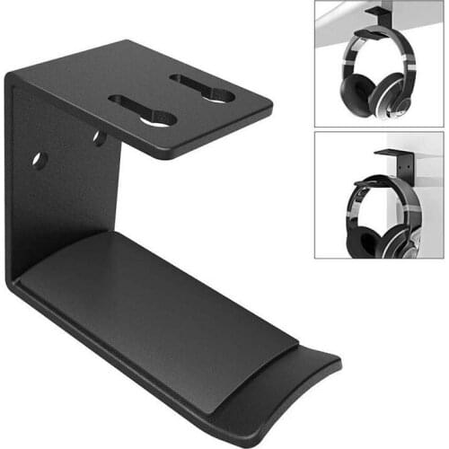 Headphone Holder Rack Headphones Stand Bracket Hanging Earphone Wall Hook Rack Accessories