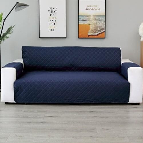 Non-slip Waterproof PET Sofa Cover Solid Color Sofa Cushion for Living Room Quilting Pieces for Dog Three Color