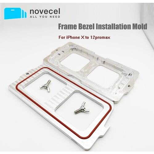 Novecel Frame Holding Mold for iPhone 12mini 11 12pro X Xs Max LCD Glass Bezel Position and Laminate Mobile Phone repair fixture