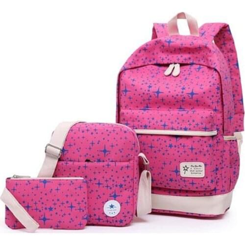 Brand New YUIYE design college wind girl backpack soft back comfortable outdoor leisure multi-functional three backpack