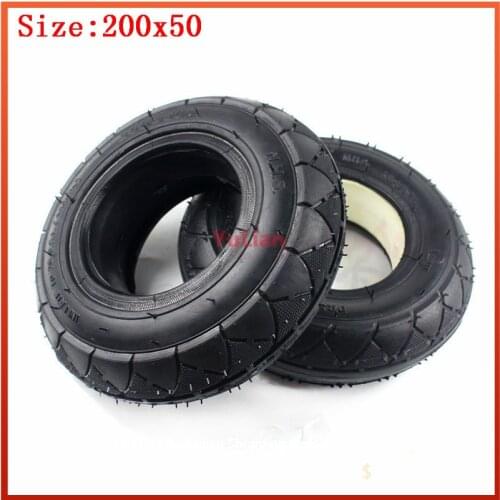 200x50 Solid Tires For Electric Scooter Balance Scooter Electric Bicycle Tubeless Tyre For Mobility Scooter Wheelchair Tire