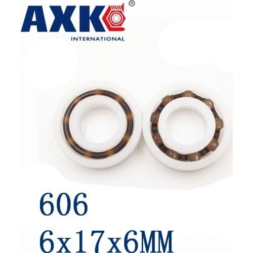 Axk 606 Pom (10pcs) Plastic Bearings 6x17x6mm Glass Balls 6*17*6mm
