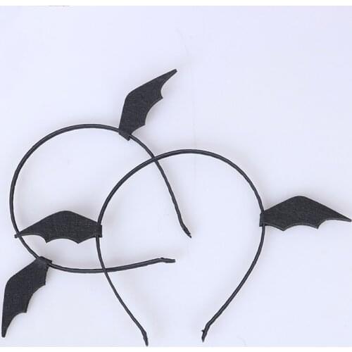 Cute Women Girl Headbands Halloween Animal Ears Devil Wings Bat Cosplay Hairband Hair Band Costume Party