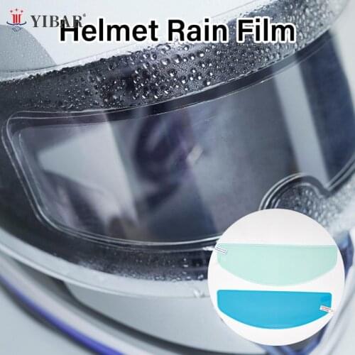 Helmet Clear Anti-Fog Patch Film Universal Lens Film For Motorcycle Visor Shield Fog Resistant Moto Racing Accessories