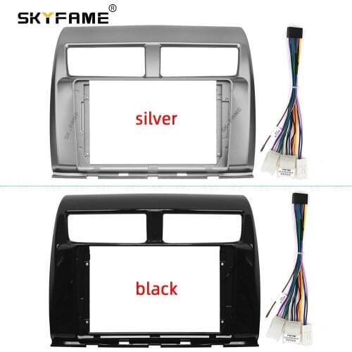 SKYFAME Car Frame Cable For PERODUA MYVI ICON 2015-2017 Android Big Screen Dask Kit Fascia Frame Line