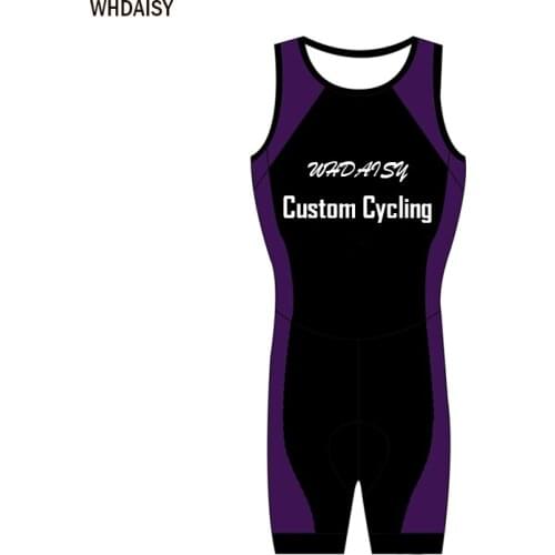 WHDAISY Customized TriSuit Quick Dry Tight Style Road Bike Cycling Running Swimming Triathlon Kits Bicycle Wear