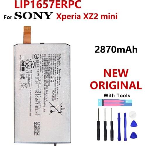 100% Genuine 2870mAh LIP1657ERPC Battery For Sony Xperia XZ2 Mini / Xperia XZ2 Compact / H8314 / H8324 / SO-05K With Tools