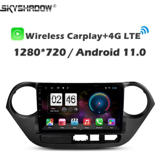 360 Panoramic Camera 6G+128G Android 10.0 Car DVD Player GPS WIFI Bluetooth RDS Radio For Hyundai Grand I10 2013 2014 2015 2016