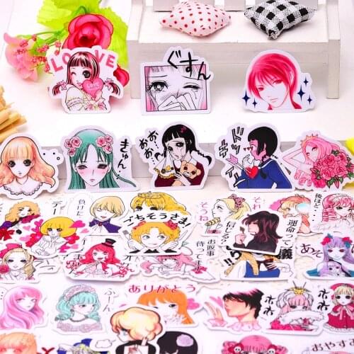 40pcs Creative kawaii Cute Cartoon characters girls scrapbooking stickers /decorative sticker /DIY craft photo albums/Children
