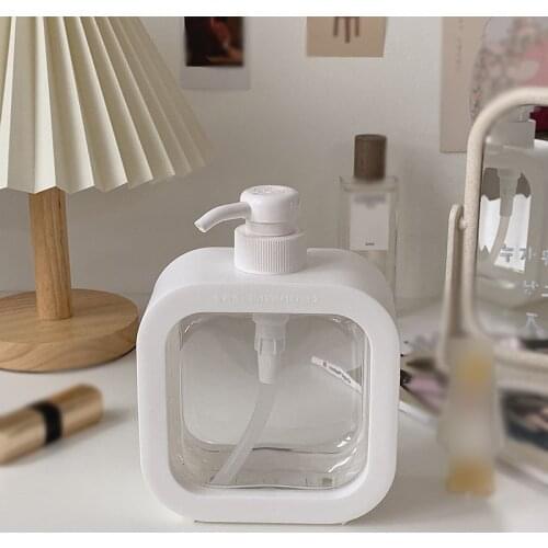 500ml Foam Pump Bottle Press Bottle Body Milk Bottle Shower Gel Emulsion Soap Pump Shampoo Dispenser Lotion Perfume Bottle