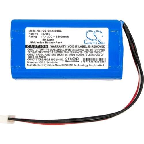 Cameron sino 6800mah battery for SONY SRS-X30 XB3 XB30 ID659 Speaker Battery