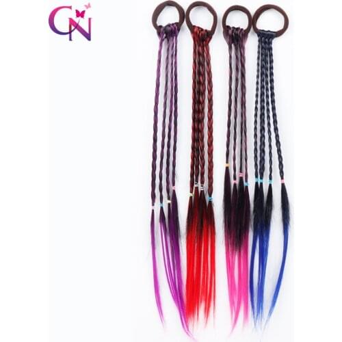 Распродажа Girls Hair Accessories Wig Elastic Hair Band Princess Girls Twist Braid Tool Rubber Bands Ties Headbands For Women