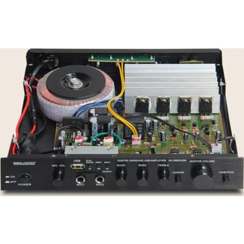 AV-299D 120W 4 Ohms 2.0 channel HIFI fever 1941/5198 Power tube home Bluetooth audio amplifier with USB SD MP3 microphone Play