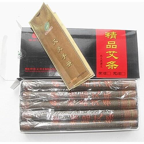 Smokeless moxa roll 16*200mm 20 pcs/pack , 2 packs /1 lot