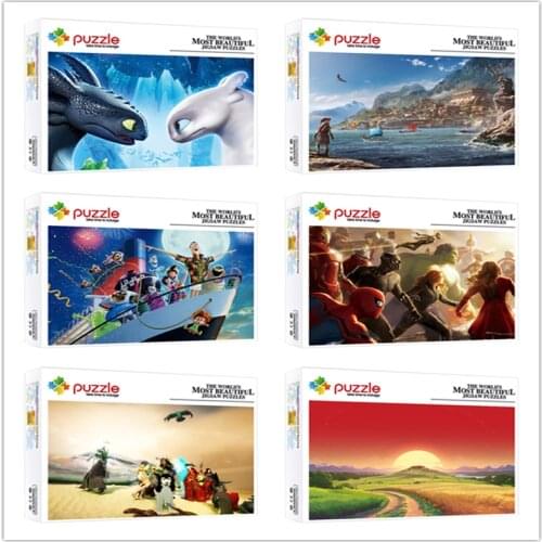 Large Jigsaw Puzzle 2000 Pieces Educational Stress Relief Toys Adults High Difficulty Challenge Games Custom Birthday Gifts