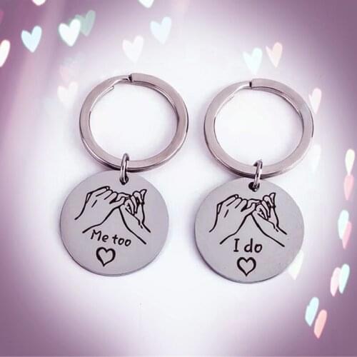 Encounter Friday Special 3 Days Keychain Stainless Steel Disc Pendant Engraving Copywriting Black Humor 36 Style Selection