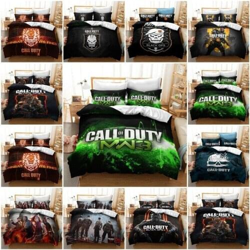 Call of Duty Home Textile Pillow Case 3D Bed Linen Duvet Covers Comforter Bedding Sets Bed Set Home Decor Bedding