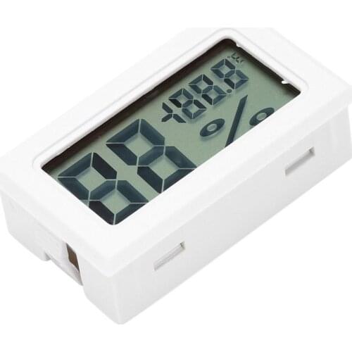 Mini Digital LCD Temperature Sensor Humidity Meter Thermometer Hygrometer Measuring Gauge White/Black
