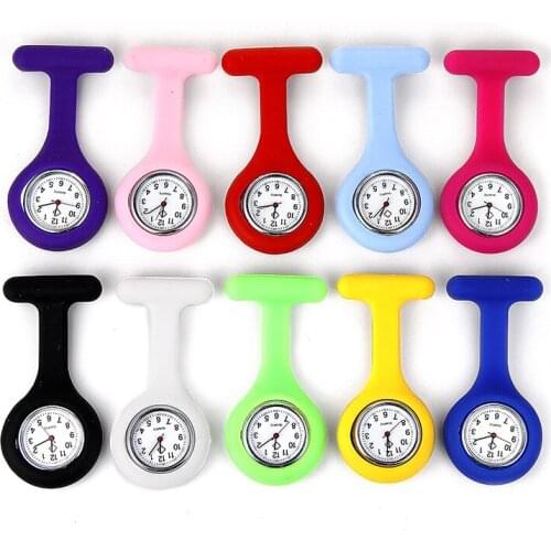 Pocket watch Super practical nurse family pocket watch convenient to use a variety of colors on the quartz surface can choose