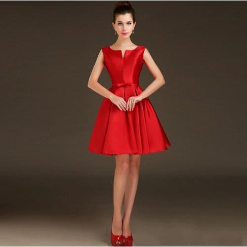 Cocktail dresses 2020 sukienki Satin Lace Up party vestidos de dama de honor elegant dress vestido fiesta