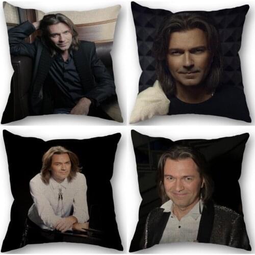 Dmitry Malikov Pillowcase High Quality Home Textile Cotton Linen Fabric 45x45cm One Side Decoration Pillow Cover New 0603