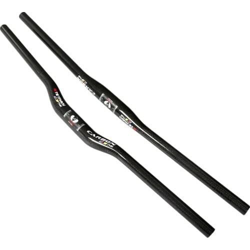 New Mountain bike 3K UD full carbon fibre handlebar carbon bicycle handlebar flat rise MTB light parts 31.8*600-740mm Free ship