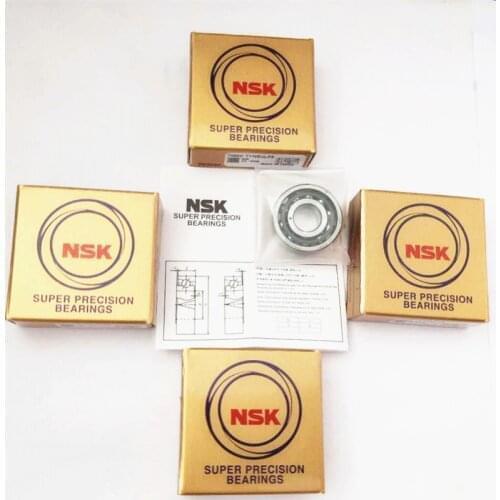 NSK Brand 1 Pair 7207 7207C-2RZ-P4-DBA 35x72x17 Sealed Angular Contact Bearings Speed Spindle Bearings CNC ABEC 7