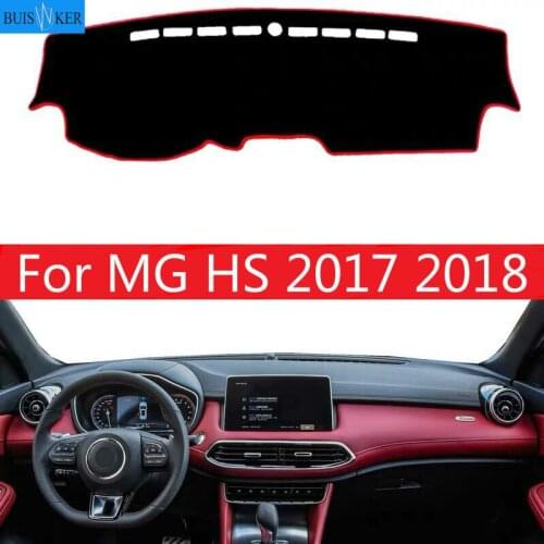 For MG HS 2017 2018 Dashboard Cover Sun Shade Non-slip Dash Mat Pad Carpet Car Stickers Interior Accessories