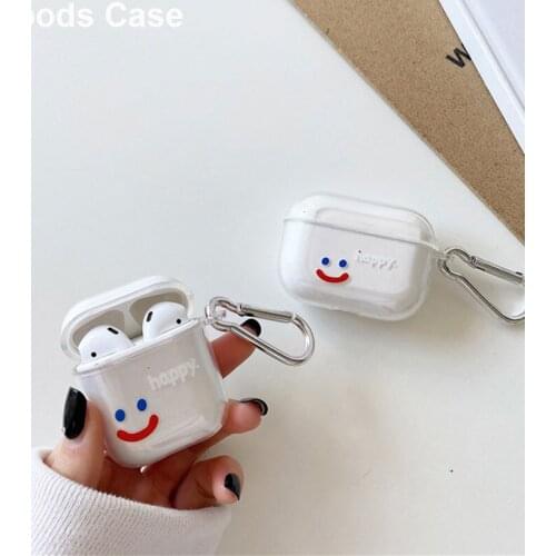 Transparent Earphone Case for Apple AirPods 1 2 Soft TPU Cute Wireless Headset Shell for Airpods 2 Pro Case for Airpods Pro