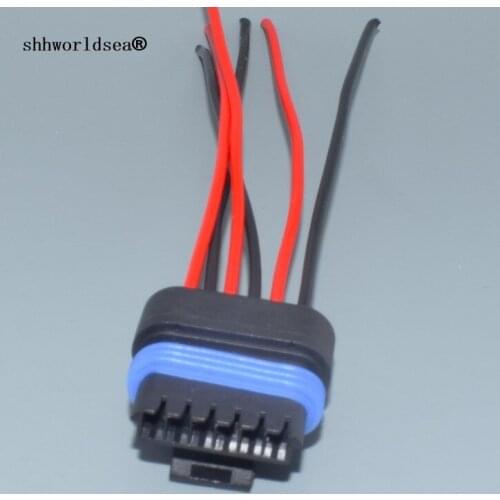 Shhworldsea 6 pin 1.5mm Automotive waterproof connector female Electronic accelerator pedal plug connectors 12066317 12162261