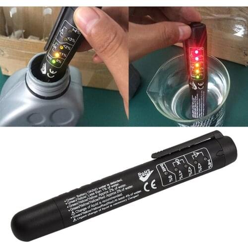 New Best Brake Fluid Tester LED Car Vehicle Auto Automotive Testing Tool fluid tester Car Brake Fluid Tester Pen in stock