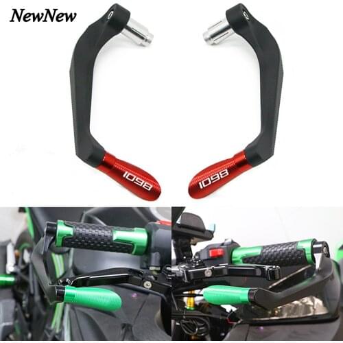 For Ducati 1098 1098S 1098R Motorcycle 7/8" 22mm Universal CNC Handlebar Grips Handle Bar Brake Clutch Levers Guard Protector