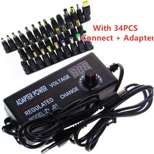 AC DC 12V Power Supply Adapter 3V 9V 12V 24V 36V 2A 3A 5A 10A Transformers 220V To 12V Adjustable Led Power Supply 12 24 V Volt