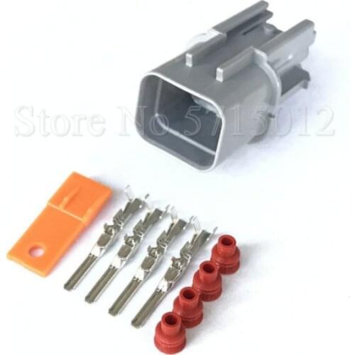 4 Hole Automotive Connector Car Waterproof Wiring Cable Plug PB621-04120 For Mitsubishi