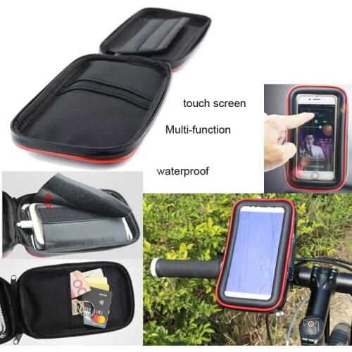Touch Screen Bicycle Bike Motorcycle Phone Holders Stand Case Bag For Huawei Honor 7C,Enjoy 8,Honor View 10,P smart,Honor 9 Lite