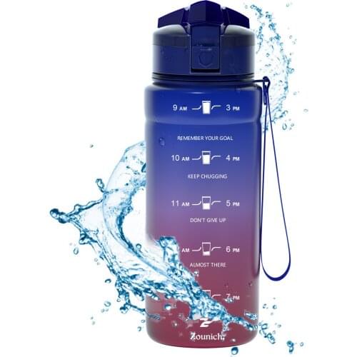 Gradient Water Bottles Capacity Drinking Water Portable Plastic Protein Shaker My Sport Drink Bottle Tritan bpa Free