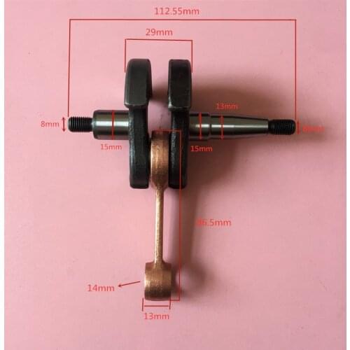 FS360 CRANKSHAFT FOR STIHL FS-360 FS420 FS500 FS550 & MORE BLOWERS CRANK SHAFT BRUSHCUTTER TRIMMER WEEDEATERS