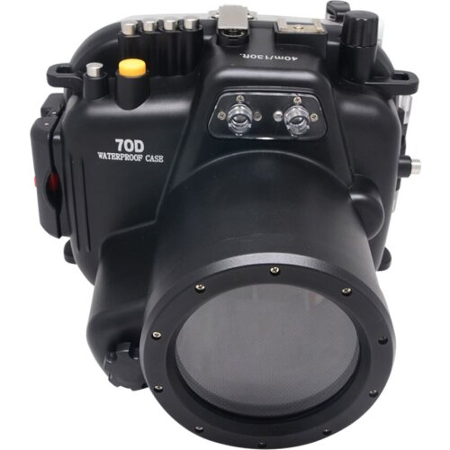 Mcoplus 40M Waterproof Underwater Camera Housing Case for Canon EOS 70D 18-135mm Lens
