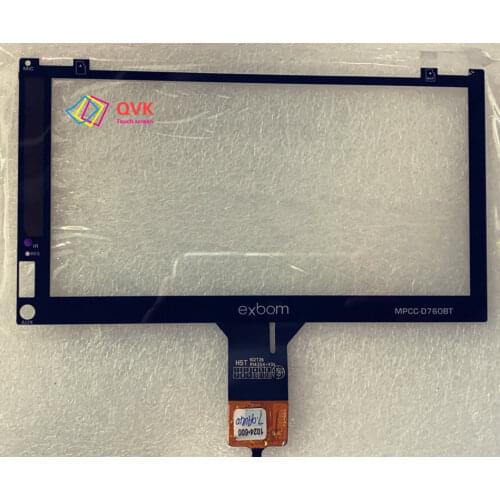 New touch screen For Exbom MPCC-D760BT Car navigation GPS touch screen panel repair replacement parts MPCC-D760BT