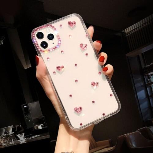 Gem Pearl Silicone Phone Case For MOTOROLA Moto G9 E7 G8 G7 G6 E6 G5S Z4 G4 G Play Plus Power Lite P40 G3 One Vision Phone Case
