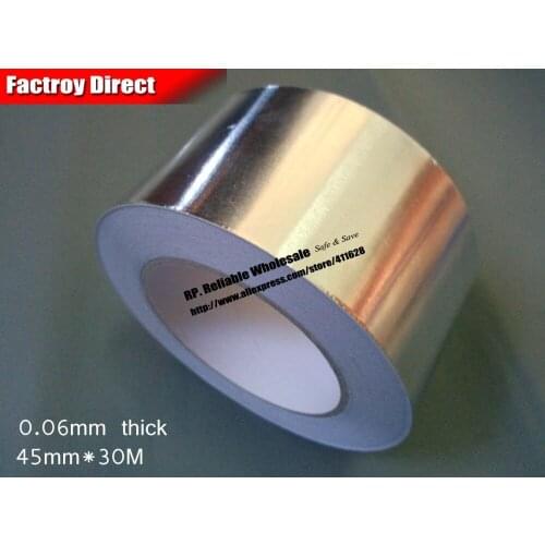 0.06mm Thick), 45mm*30 meters Single Sided Conductive Adhesive Copper Foil Tape EMI Electromagnetic Wave Interference Shield