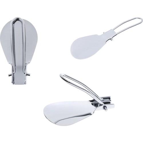 1PCS Portable Fashion Metal Folding Shoehorn New Shoe Horns Durable With Stainless Steel 11.5 x 3.5 cm