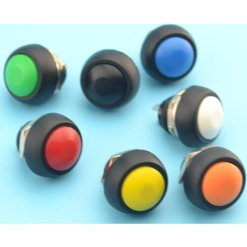 30pcs 12mm Momentary Push Button Switch mini Horn Switch