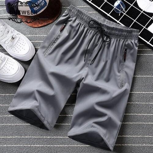 Dueweer Five-Point Pants Mens Summer Casual Shorts Mens Ice Silk Quick-Drying Large Size Sports Pants Loose Big Pants Pants