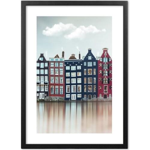 Venice Architecture Landscape Nordic Paper Painting Wall Art Paper Painting Landscape Wall Pictures For Living Room Decorative