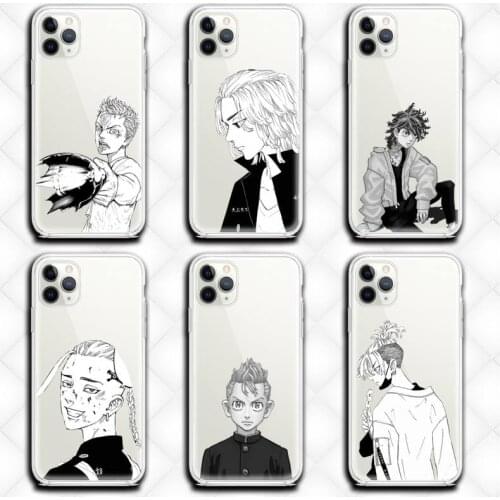Tokyo Revengers Phone Cases Clear for iphone 12 11 Pro max mini XS 8 7 6 6S Plus X 5S SE 2020 XR cover