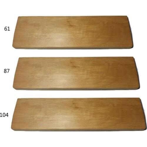 Wooden Beech Wood Mechanical Keyboard Wrist Rest with Anti-Slip Mat Ergonomic Desk Wrist Pad Support 61 87 104 Keys